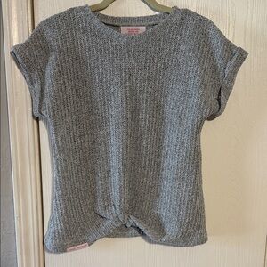 Simply Southern Light Gray Knit Top